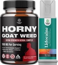 Horny山羊杂草提取复合体 男女增强能和 Stamina 和 Black Maca Root Capsules for Men - 激活驱动器 Mood & Energy Booster for Men