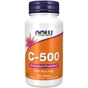 现在食品补充品,维生素C-500与玫瑰皮,抗氧化剂保护*,100片