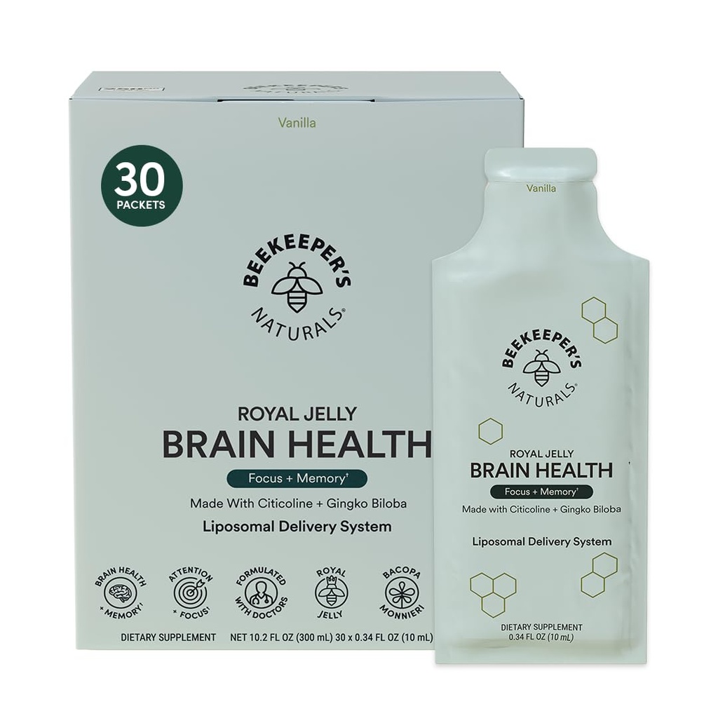 (原始内容存档于2017-07-29). Notropic Brain Supplements by Bekeer's Naturals, 500mg Citicoline, Ginkgo Biloba, Bacopa Monnieri & Royal Jelly, 支持焦点与记忆, 易吸收, 加一味香草火焰, 30ct