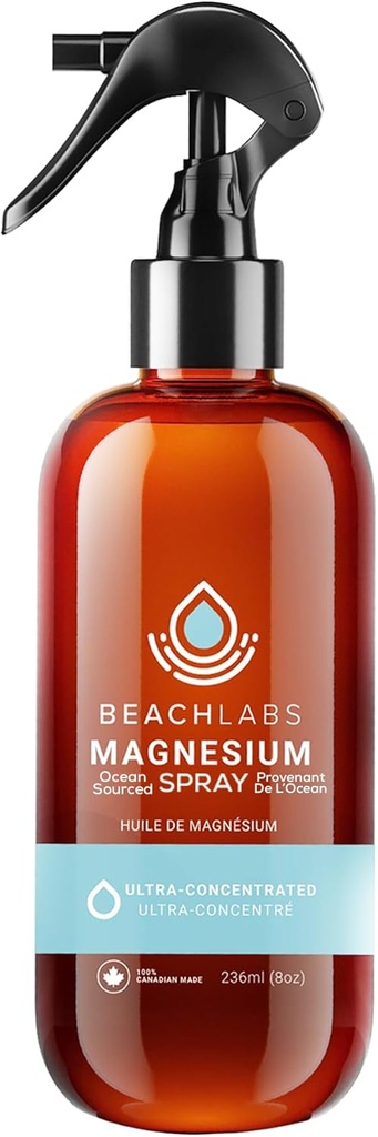 镁喷射 - 海洋源镁用于日常健康 100% 天然有40+痕量矿物 → 8 fl oz