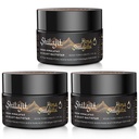 Shilajit Purest Himalayan 有机Shilajit Resin - 黄金级 100% Purity Shilajit 含富尔维奇酸 & 85+ 能源和免疫支持跟踪矿物综合体,包装3(供应6个月)