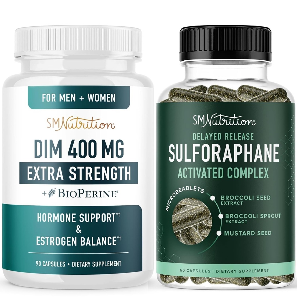 Sulforaphane Complex & 400mg DIM 增强女性雌激素平衡的补编 高级微珠 荷尔蒙平衡补编(60种服务) 超强DIM(90种服务)