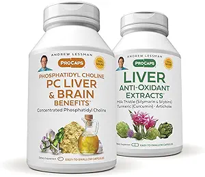 (原始内容存档于2018-09-26) (英语). AndreW Lessman PC Liver and Brain Feel + Liver Anti-Oxidant Fracts Kit: 90 capsules(60sg+30cp) - 磷酸盐胆碱,牛奶硝酸盐,阿蒂科克,曲霉素.