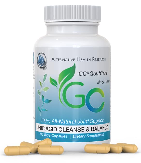 GC®GoutCare:Uric Acid Control |Uric Acid  PreventionUric Protection |Uric |Uric |Uric Acid |联合健康补编 |联合救济 |与Turmeric, Celery种子提取,Milk Nitle和 More | 90 Capsules 每瓶|Un-GMO