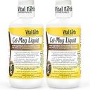 关键地球矿物 Cal-Mag 液体 – 含维生素D3, K2, Boron 和富尔维酸 用于更快吸收, 32 Oz Ea + 1 Oz Cup