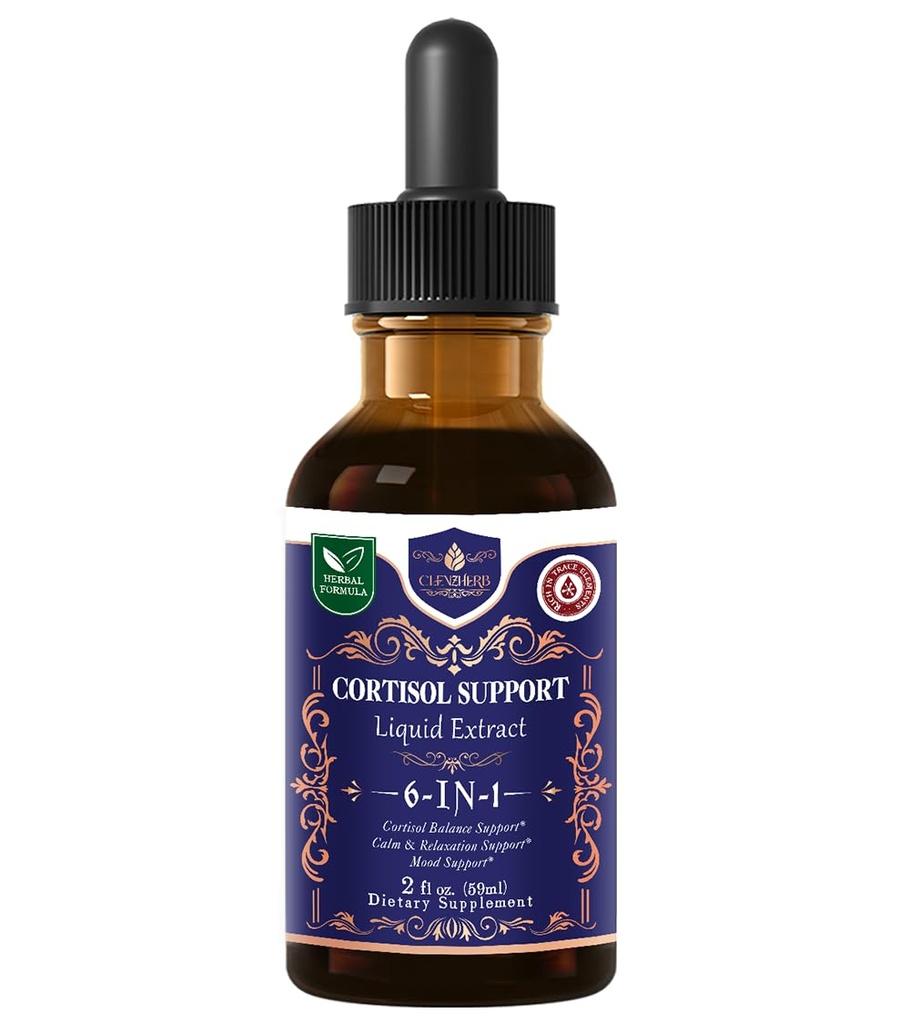 Herbal Liquid, 6 Kinds of Plant Ingredients, Alcohol-Free, 2 oz
