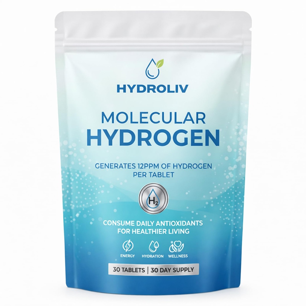 Hydrogen Water Tablets, Antioxidant-Rich, Supports Brain Energy & Health