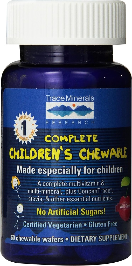 (原始内容存档于2018-09-29) (英语). Trace Minerals QQ Kids Chewwable Associated Vitamin/ Mineral Wafers QQ Gluten Free & Vegetarian 认证 QQ野生樱桃 Flavor QQ60 Counter Bottles (Pack of 2).