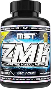 MST ZMK 夜间时间、多矿物补充品、锌、镁、跟踪矿物、ATP BSCG认证、240 V Capsules 千年体育技术