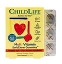 CHILDLIFE ESSENTIALS Kids Multivitamin SoftChew Gummies - Children's Vitamins, Multivitamin Gummies, Toddler Supplements, Chewable Vitamin, Sugar Free - Natural Orange Flavor, 27 Tablets