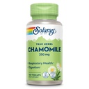 SOLARAY Chamomile, " 对消化、呼吸、收缩和放松的支持 " , " 100名服务 " , " 100名蔬菜 "
