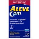 Aleve PM 睡眠援助+痛苦 救世主 Caplets, Naproxen Sodium & Diphenhydolamine HCl, 夜间, 120 计数