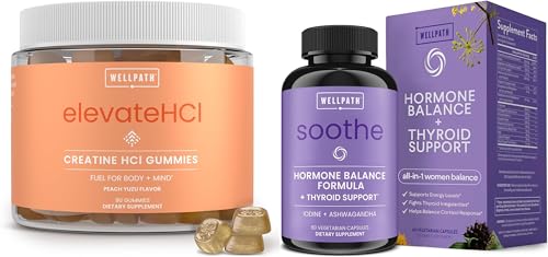 Creatine HCl Gummies 750mg for Cognitive & Performance Support and Soothe Hormone Balance for Mood Support, & Metabolism Booster