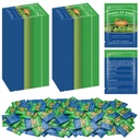 100 Pack Pre and Post Contact Poison Plant Ivy Wipes Individually Packaged Ivy Oak Treatment Wet Wipe for Poison Plant Insect Bite Relief Oak Sumac Treatment Anti-Itch