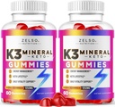 (2包) K3 矿物 Keto Gummys - Keto K3 矿物 Gummys, K3 矿物高级公式 Gummys - K3 维生素补充, Keto ACV Gummys K3 矿物 Gummys - 120 Gummys 2个月