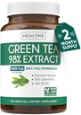 EGCG 绿色茶叶提取卡普尔-超级高概率绿色茶叶药丸 抗氧化剂 富含多酚 Catechins & EGCG - 500mg Per Capsule - 非GMO & Made in the United States (2个月供应)
