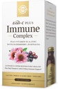 Solgar Ester-C Plus Imune Complex -120 Softgels,24Hour Imune 支持,支持上呼吸卫生 - Plus D3, 锌, 老年莓和Echinacea - Non-GMO, Gluten Free, Dairy Free - 60 services,