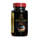 Vision Support Supplement - Taurine for Men, Eye Supplements for Aging, Eye Vitamin & Mineral Supplement, Lutein and Bilberry for Eyes - 1 Bottle 60 Capsules