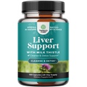 Natures Craft Liver Cleanse Detox & Reference 120 Capsules - 草药 Liver支持牛奶硝酸盐补充剂 - Silymarin 牛奶硝酸盐补充剂 配有丹德利翁根,乔琳,比特罗特和Artichoke 提取剂