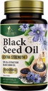 Black Cumin Seed Oil Capsules 1000mg per Serving - Premium Nigella Sativa Blackseed, Pure Natural Black Cumin Oil & Antioxidant for Skin & Immune Support - Bottled in USA Supplement - 60 Softgels