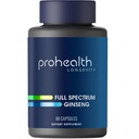 ProHealth Full Spectrum Ginseng | Triple Lab Tested | 1000 mg, 60 Capsules