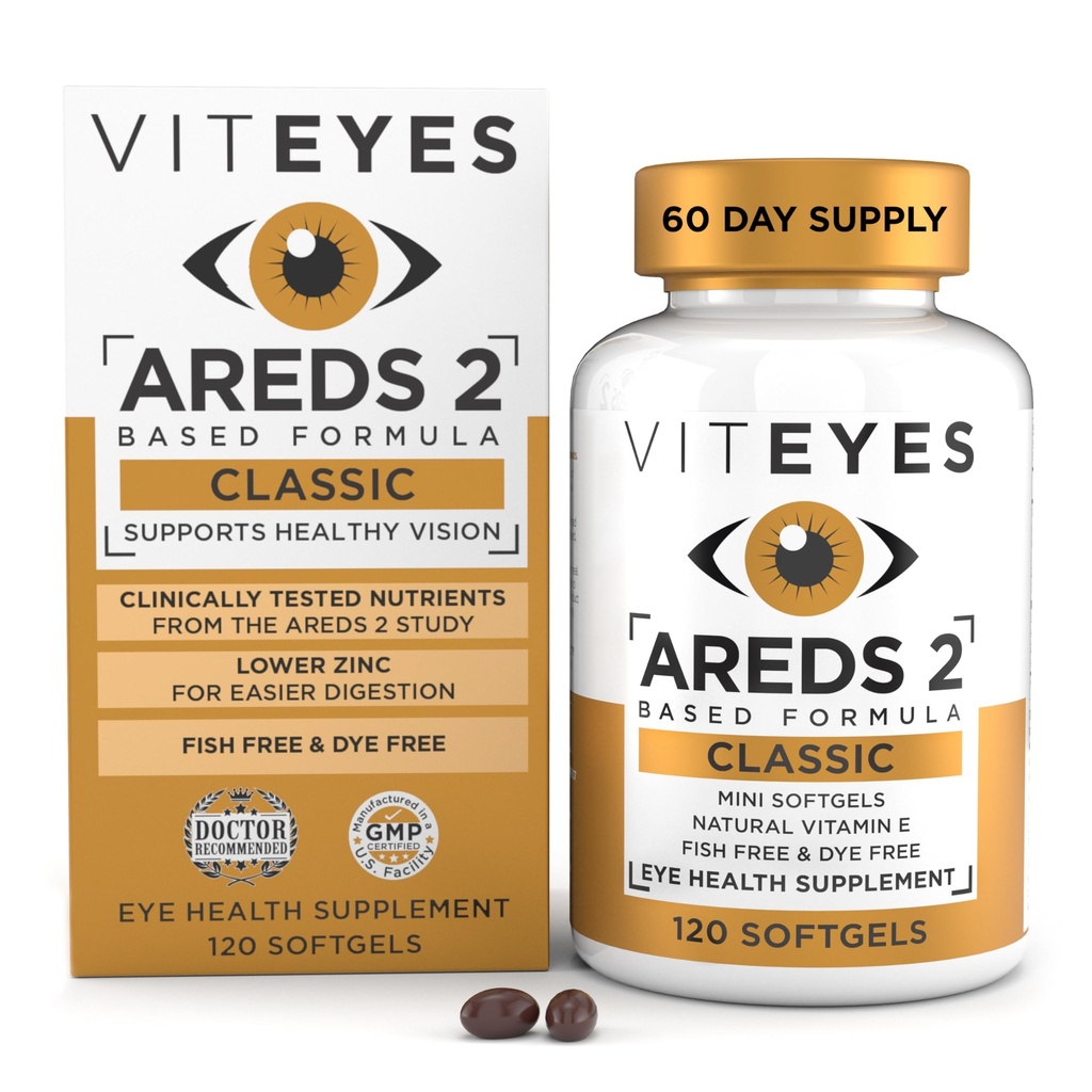 (原始内容存档于2019-09-26) (英语). VITEYES ® AREDS 2 Softgel, 120 Count - 单日剂量眼维生素
