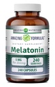Melatonin的神奇配方 = 5 Mg Per service = 240 Capsules = 非GMO = Gluten Free = 在美国制造