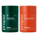 Proper Wellness Boost Bundle: Greens & Immune Support Drink Mixes for Energy, Digestion & Immunity