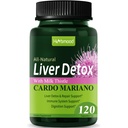Silymarin Milk Thetle Liver Detox Capsules for Fatty Liver, Alcachofa y Cardo Mariano con Silimarina para el Higado Graso, Liver Cleanse Detox & 维修公式w/Artichoke 提取。 120 个