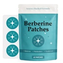 GLPLUS-1 Patches Berberine Patches, Appetite Support Patch with Berberine, Chromium, Cinnamon & Vitamin B Complex, Daily Metabolic Wellness Patch(60 Patches)