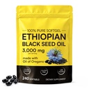 Ethiopian Black Seed Oil Capsules 3,000mg, 240 Softgels