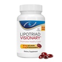 Lipotriad Visionary Eye 维生素 - 90 Capsules - Lutein和Zeaxanthin 配有其他 AREDS2 与年龄有关的愿景支持材料