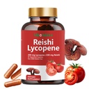Lycopene Capsules - 配有Reishi蘑菇200mg的Lycopene 补充剂 200mg,天然番茄提取 用于免疫支持的蘑菇 Capsules - Gluten-Free,非GMO