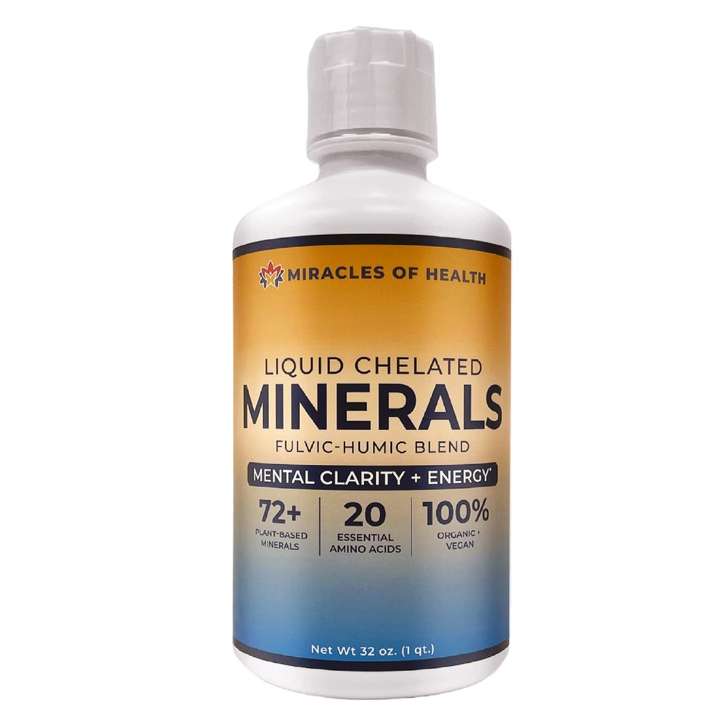 液化化学矿物 -- -- 有机Humic Fulvic矿物混合物 -- -- 72+ 植物矿物,20 基本氨基酸 -- -- 100% 天然 -- -- 1个月供应,32 f. z