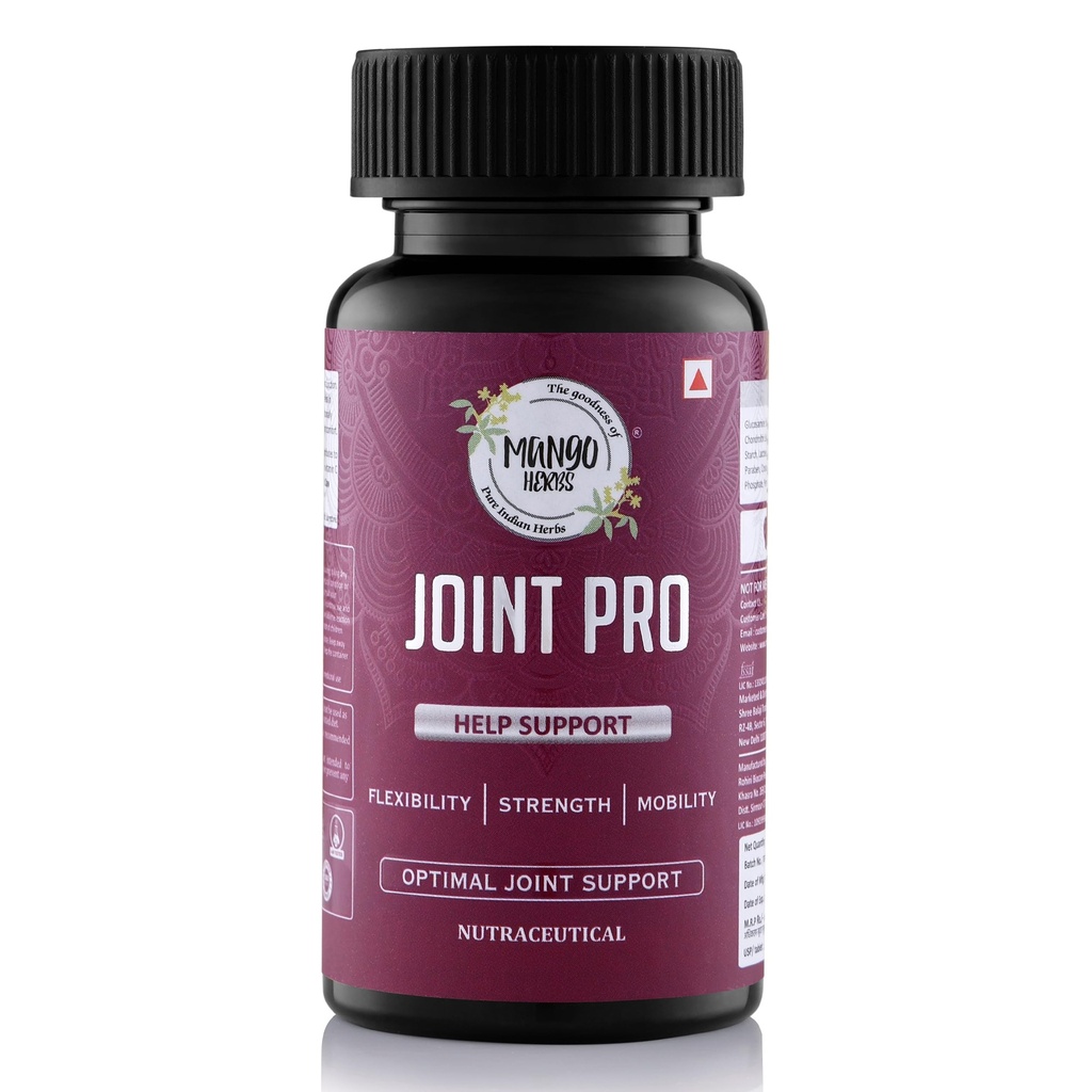 Joint Pro | Advanced Joint Support | Glucosamine, Chondroitin, MSM, Boswellia & Hyaluronic Acid | Pain, Stiffness & Mobility Support | 60 Tabs