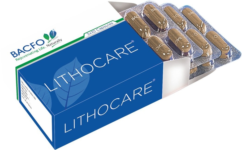 BACFO LITHOCARE CAPSULE 60 Count