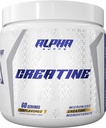 Alpha Supps - Alpha Creatine Monohydrate Powder 支持肌肉生长 + 微化 + 不受欢迎 + 300格拉姆 - 60格拉姆服务