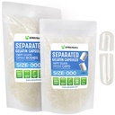 XPRS Nutra 分离的卡普尔大小为 000-1 000 个数 清空的 Gelatin Capsules 分离成 Bags - Premium Clean Emple 1000 用于 DIY 补充填充