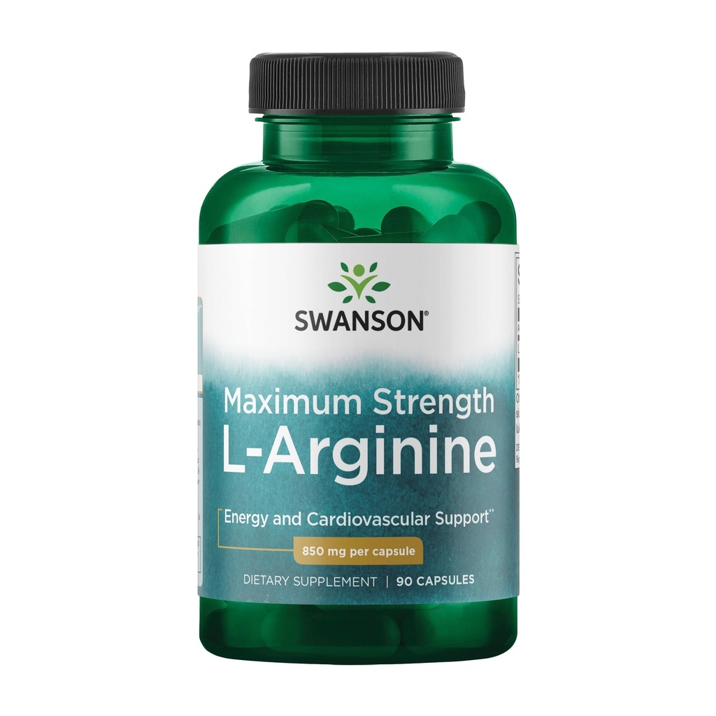 Swanson 氨基酸 超级固醇 L-Arginine 850毫克 90卡普尔