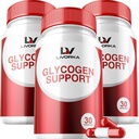 3 Pack - Glycogen 支持,Glycogen 控制高级公式,Glycogen Capsules,Glycogen Fix with Powerful Infements,每瓶30 Capsules 90天
