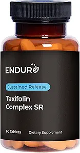 Endur Taxifolin Complex SR, Immune 健康补充,帮助提供抗氧化剂保护并促进健康循环,Gluten Free, 60片