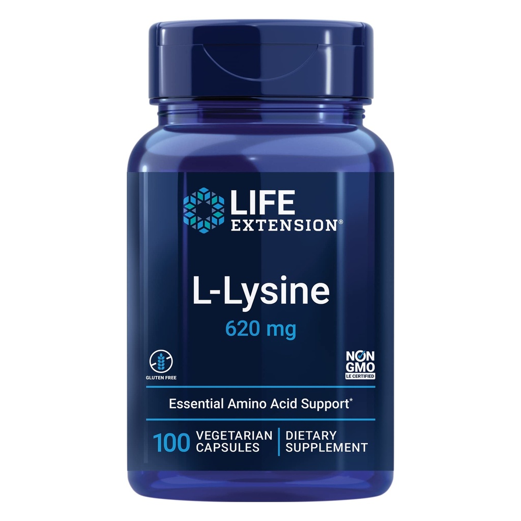 NAC 600mg 抗氧化剂免疫支持和L-Lysine 620mg 健康应激反应