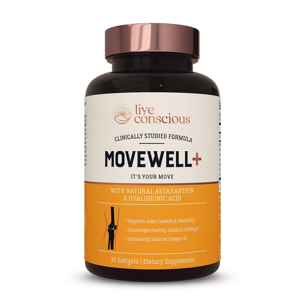 活体意识联合健康补充剂 -- -- Movewell Plus 南极磷虾油、天然Astaxanthin和Hyaluronic酸 -- -- 优于Glucosamine