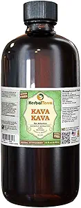 卡瓦·卡瓦(Piper Methysticum) Glycerite,干根无酒精液体提取物(Brand name:Herbalterra, 光荣在美国制造) 32 f.oz(0.95 l)