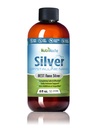 营养诺氏类银液 - 用于免疫支持的纯银 - 有机Plata Coloidal para Tomar - 99.99% 用于最佳吸收的超纯纳米粒子 - 30 ppm 8 oz
