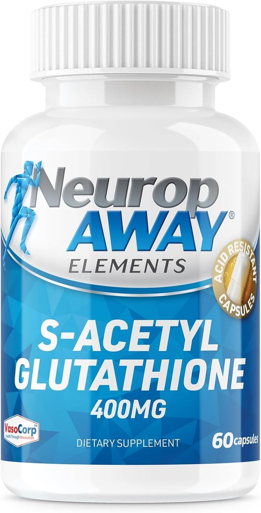 神经元件 S-乙酰-Glutathione 400mg 酸阻塞卡普尔 60cm(每瓶60 400mg Capsules) 第3个缔约方在CGMP设施中试验制造