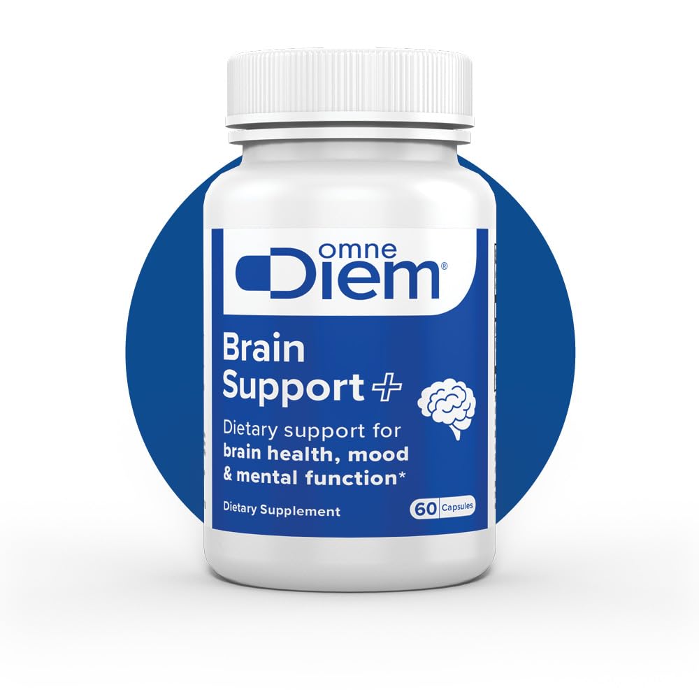 Omne Diem 大脑支持,与Cerenx和MecobalAactive, 60 Capsules – 大脑健康、Mood和精神功能的饮食补充