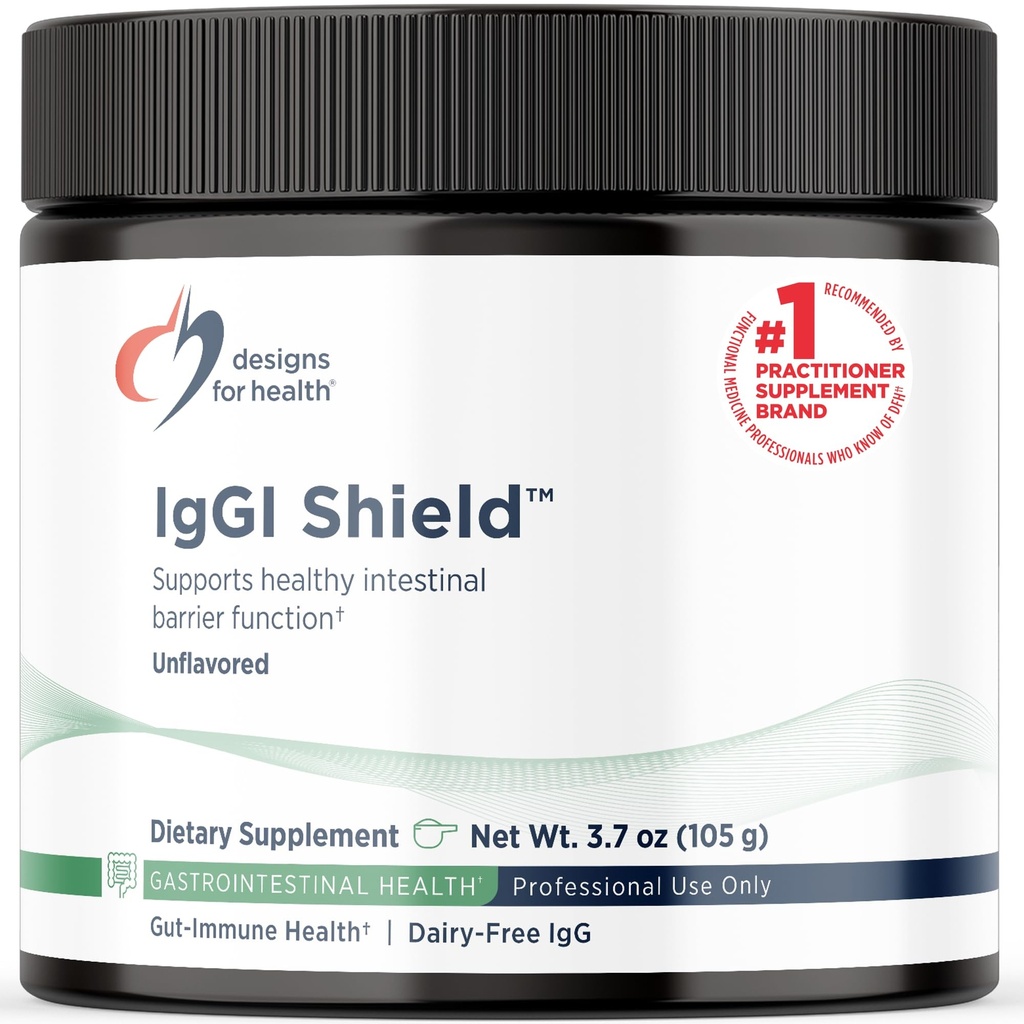 健康 IgGI 盾牌粉剂的设计 -- -- 无乳品免疫球蛋白 IgG 补编,履行机构,配有 N-乙酰-Glucosamine -- -- 支持健康的肠道屏障功能(3.7oz / 30种服务)