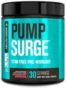 Jacked Factory Pumphase Cafeine 免费的男女工作前工作- Nootropic Boster & Stim Free Prewout - 强化的泵,增强的焦点 - 30种服务,草莓柠檬汁