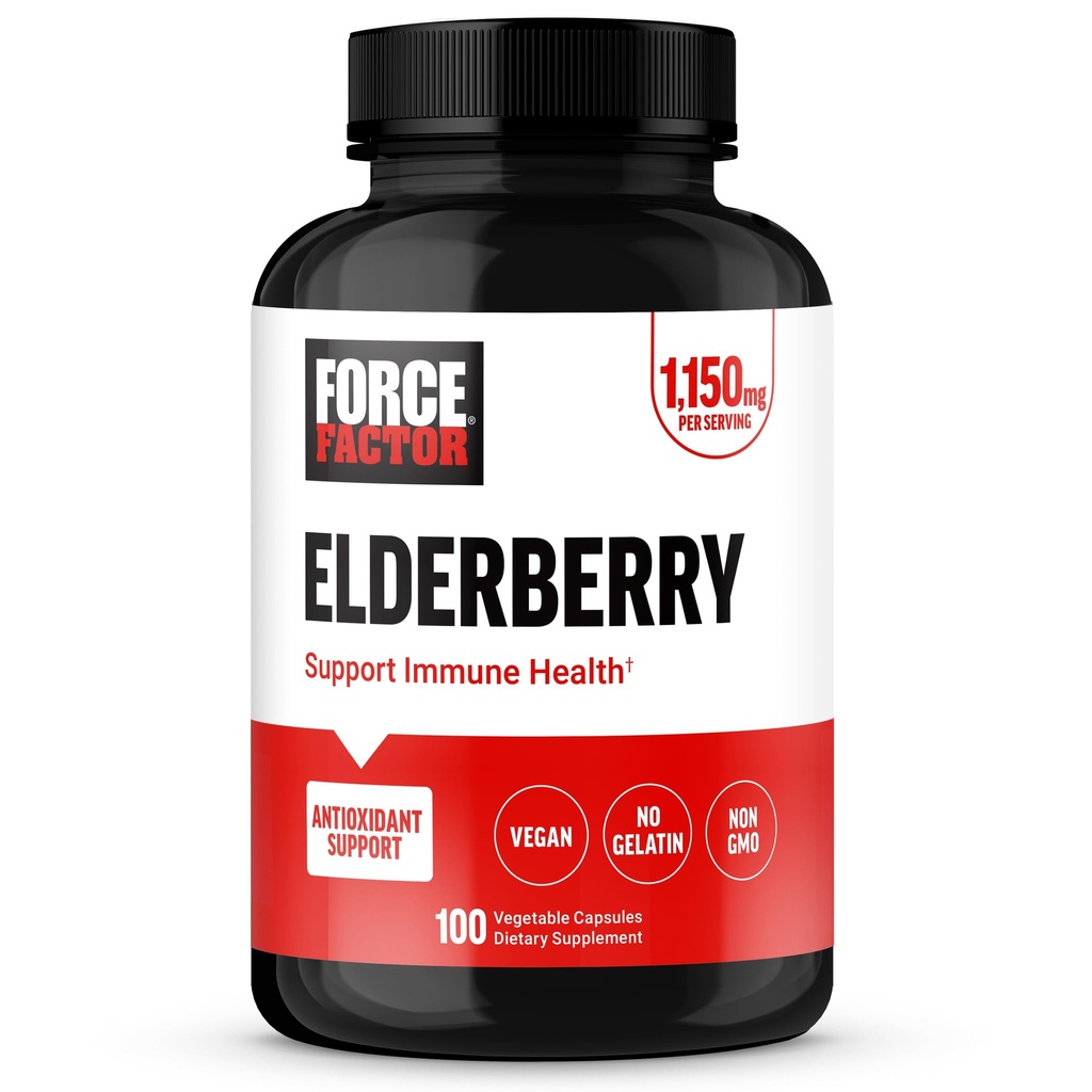 FORCE FACTOR 长老杯、男女豁免补充剂和抗氧化剂补充剂、每日豁免靴、Vegan、无盖拉汀、非GMO、100蔬菜杯